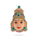 Stone Decorative Murugan Face - 9 x 5 Inches | Paper Mache Decorative Face for Deity Decor - Head & Face Accessories
