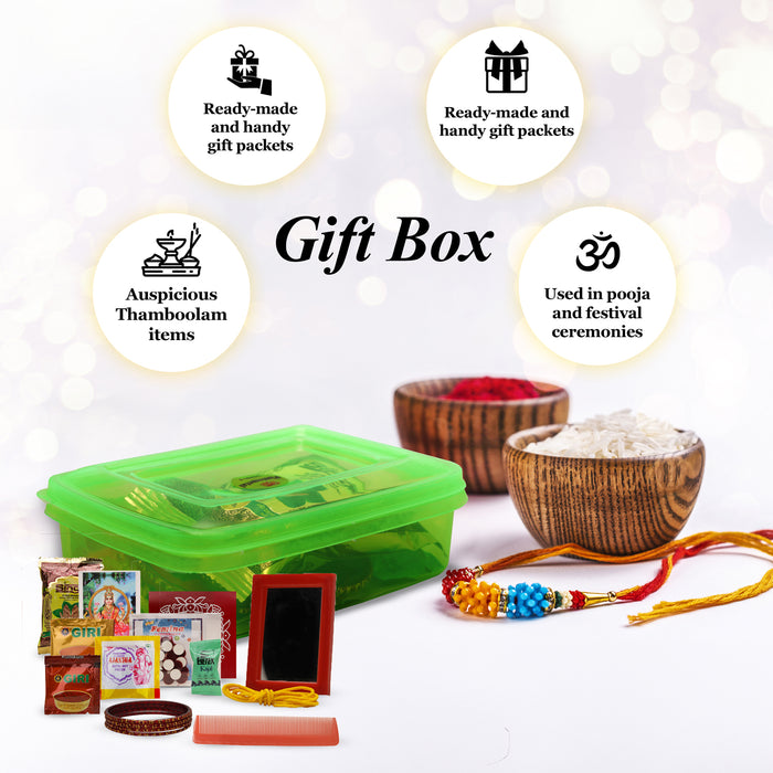 Giri Thamboolam Set - Box | Sumangali Set/ Thambulam Pack/ Return Gift for Navratri