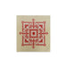 Rangoli Sticker - 12 x 12 Inches | Kolam Sticker/ Muggulu Sticker/ Readymade Rangoli Sticker for Floor Decor - Kolam & Rangoli