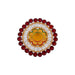 Rangoli Design - 11 x 11 Inches | Kolam Design/ Mango Design Rangoli Kolam/ Muggu Design for Home Decor - Kolam & Rangoli