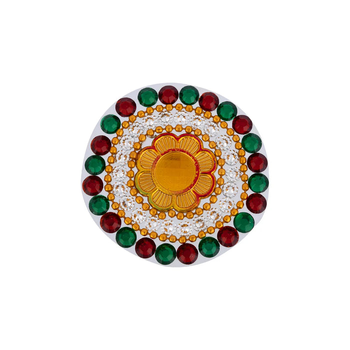 Acrylic Rangoli Design | Kalash Design Muggulu Rangoli Kolam/ Kundan Stone Kolam Design for Home Decor - Kolam & Rangoli