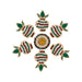 Acrylic Rangoli Design | Kalash Design Muggulu Rangoli Kolam/ Kundan Stone Kolam Design for Home Decor - Kolam & Rangoli