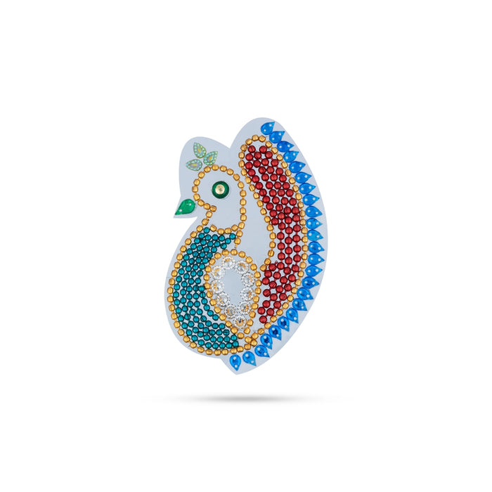 Acrylic Rangoli Design | Kalash Design Muggulu Rangoli Kolam/ Kundan Stone Kolam Design for Home Decor - Kolam & Rangoli