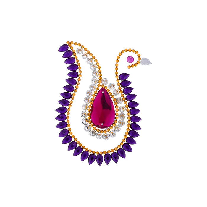 Acrylic Rangoli Design | Kalash Design Muggulu Rangoli Kolam/ Kundan Stone Kolam Design for Home Decor