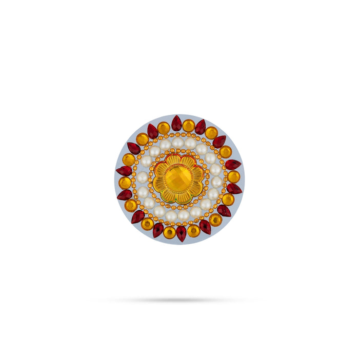 Acrylic Rangoli Design | Peacock Design Muggulu Rangoli Kolam/ Kundan Stone Kolam Design for Home Decor - Kolam & Rangoli