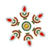 Acrylic Rangoli | Deep Design Kundan Stone Rangoli Design/ Muggulu Rangoli for Home Decor - Kolam & Rangoli