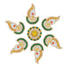 Acrylic Rangoli | Deep Design Kundan Stone Rangoli Design/ Muggulu Rangoli for Home Decor - Kolam & Rangoli