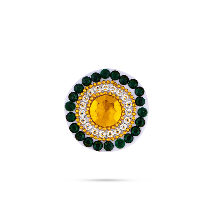Acrylic Rangoli | Deep Design Kundan Stone Rangoli Design/ Muggulu Rangoli for Home Decor - Kolam & Rangoli