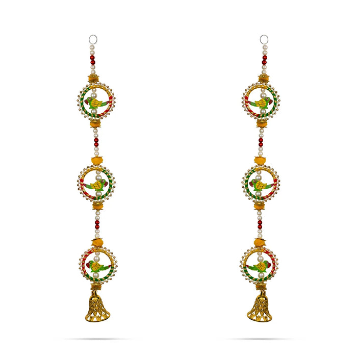 Parrot Design Wall Hanging Pair - 24 Inches | Decorative Hanging / Wall Decor For Living Room