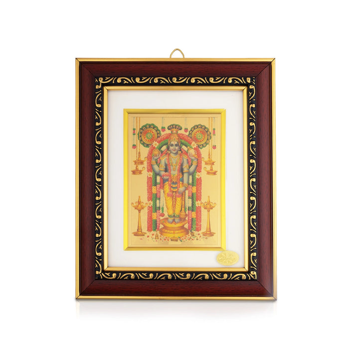 Lord Guruvayurappan Picture Frame - 8 x 7 Inches | Krishna Photo Frame for Home & Spiritual Decor