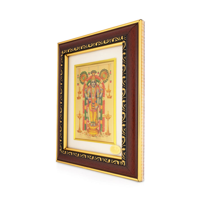 Lord Guruvayurappan Picture Frame - 8 x 7 Inches | Krishna Photo Frame for Home & Spiritual Decor