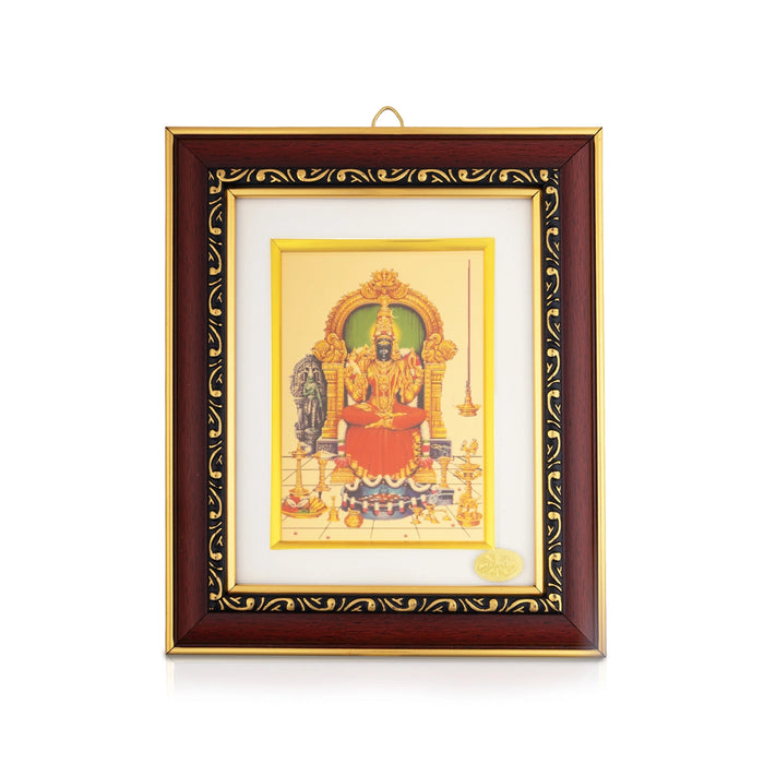 Kamakshi Photo Frame - 8 x 7 Inches | Goddess Kamatchi Amman Wall Frame for Living Room