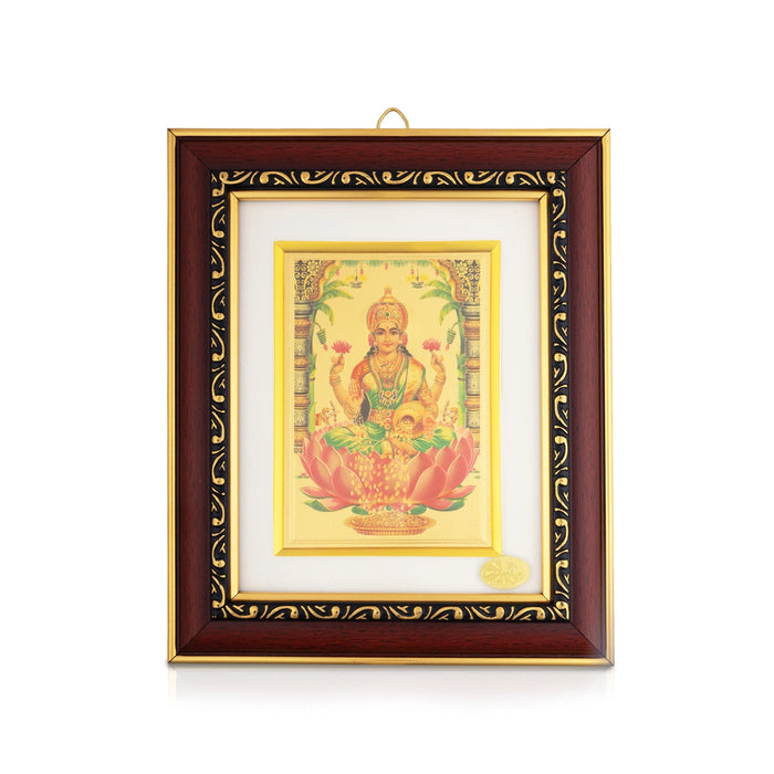 Lakshmi Photo Frame - 8 x 7 Inches | Divine Goddess Lakshmi Picture Frame for Home & Pooja Room