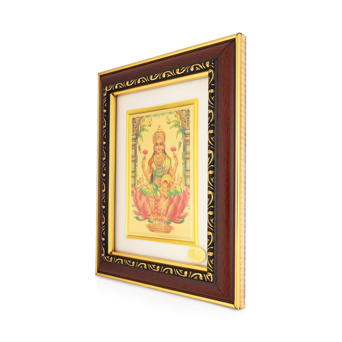 Lakshmi Photo Frame - 8 x 7 Inches | Divine Goddess Lakshmi Picture Frame for Home & Pooja Room