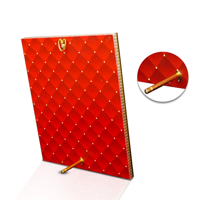 Synthetic Photo Frame - 7 x 8 Inches | Photo Frame/ Rosewood Picture Frame for Home Decor/ Assorted Design - Hindu God Photos & Frames