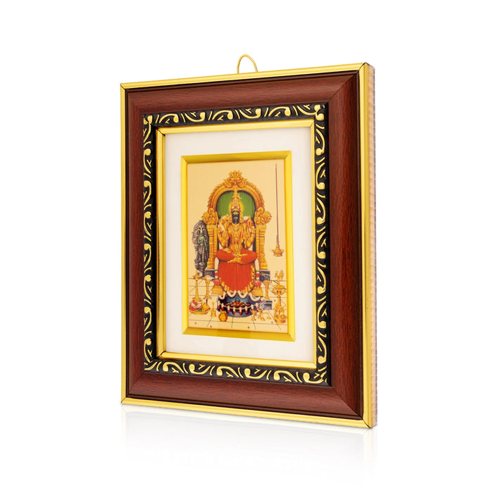 Kamakshi Amman Photo Frame - 7 x 6 Inches | Goddess Wall Frame/ Picture Frame for Pooja Space