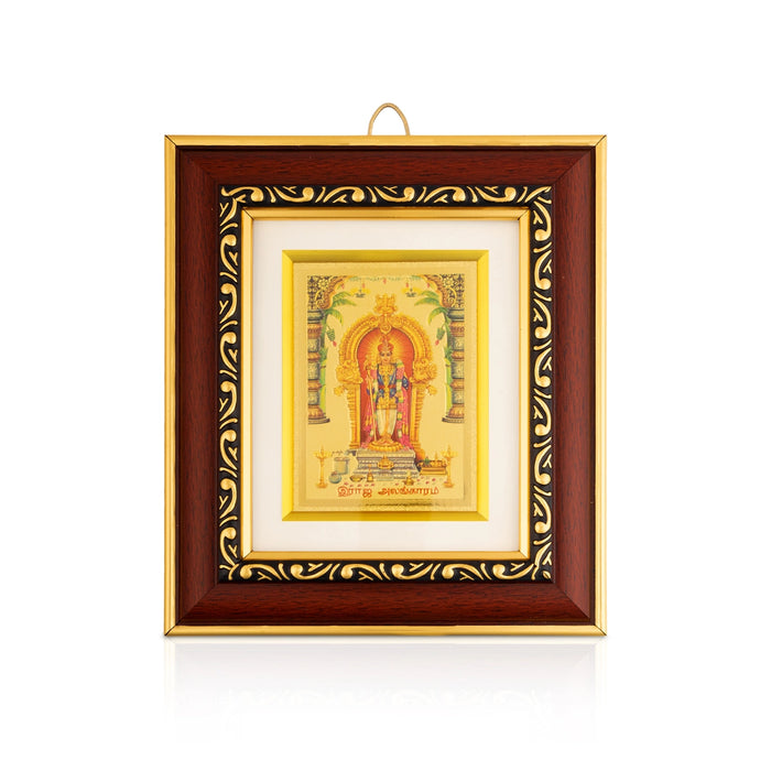 Raja Alankara Murugan Photo Frame - 7 x 6 Inches| Picture Frame/ Wall Frame for Home Decor