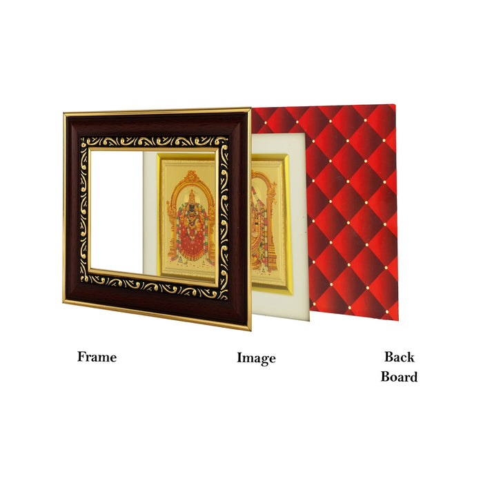 Photo Frame - 7 x 6 Inches | Picture Frame/ Wall Picture Frame For Wall Decor/ Assorted Design - Hindu God Photos & Frames