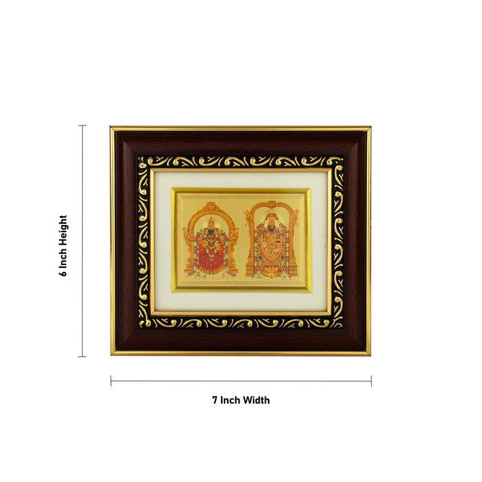 Photo Frame - 7 x 6 Inches | Picture Frame/ Wall Picture Frame For Wall Decor/ Assorted Design - Hindu God Photos & Frames