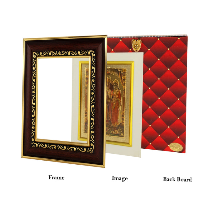 Photo Frame - 7 x 6 Inches | Picture Frame/ Wall Picture Frame For Wall Decor/ Assorted Design - Hindu God Photos & Frames