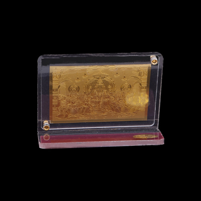 Acrylic Photo Stand - 3 x 4 Inches | Acrylic Car Dashboard Photo Stand/ Acrylic Picture Frame Stand For Car - Car Stand & Car Accessories