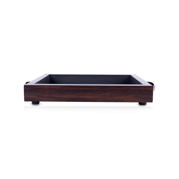 Tanjore Painting Tray - 7 x 11 Inches | Annam Design Serving Plate/ Wooden Tray For Home