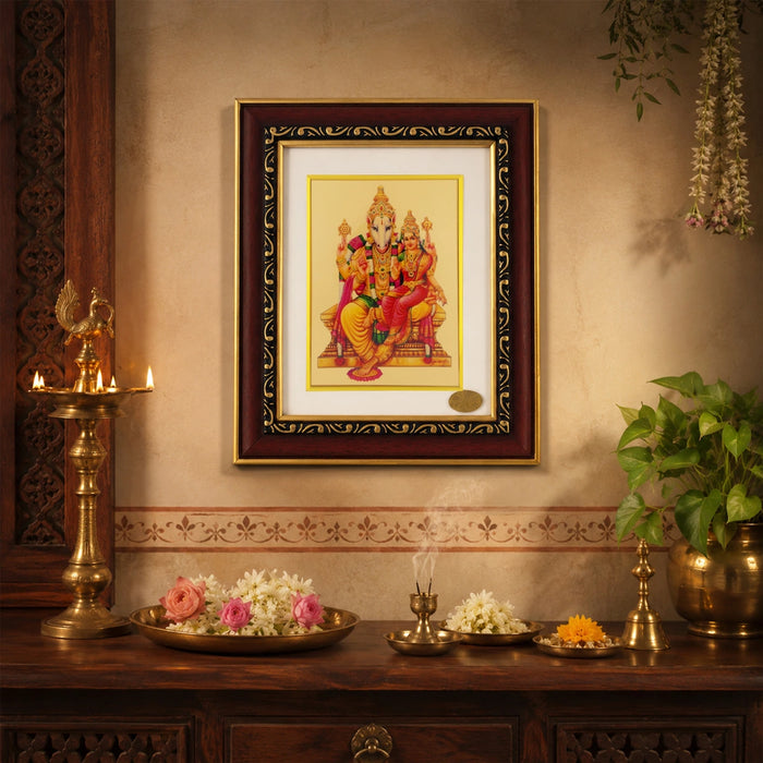 Sri Hayagreevar Photo Frame - 10 x 8 Inches | Lord Hayagriva Picture Frame for Home & Pooja Room