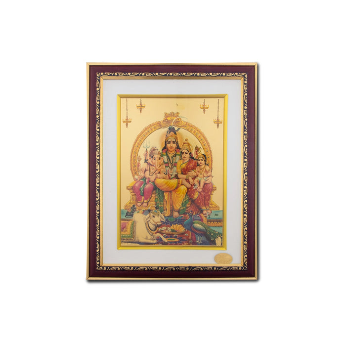 Synthetic Photo Frame - 8 x 10 Inches | Photo Frame/ Rosewood Picture Frame for Home Decor/ Assorted Design - Hindu God Photos & Frames