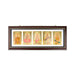 Photo Frame - 32 x 12 Inches | 5 In 1 Picture Frame/ Rosewood Synthetic Frame for Wall - Hindu God Photos & Frames