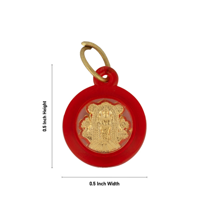 Sathyanarayana Design Pendant - 0.5 x 0.5 Inch | Locket/ Dollar for Men & Women - Mala & Pendant