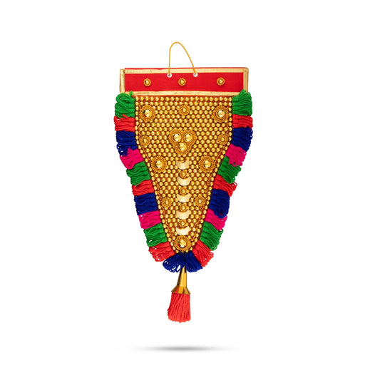 Nettipattam Wall Hanging - 18 x 9 Inches | Hand Decorative Hanging/ Wall Hanging Decor/ Wall Decoration for Home - Wall Hanging