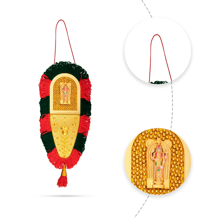 Nettipattam Wall Hanging - 17.5 x 7 Inches | Hand Decorative Hanging/Wall Hanging Decor/Wall Decoration for Home - Wall Hanging