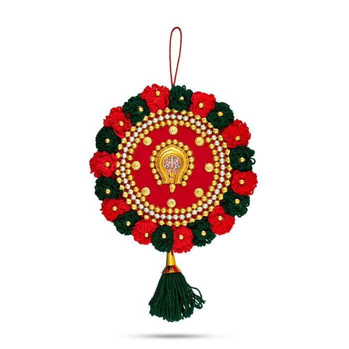 Nettipattam Wall Hanging - 13 x 9 Inches | Hand Decorative Hanging/Wall Hanging Decor/Wall Decoration for Home - Wall Hanging