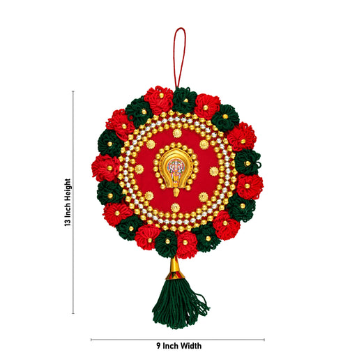 Nettipattam Wall Hanging - 13 x 9 Inches | Hand Decorative Hanging/Wall Hanging Decor/Wall Decoration for Home - Wall Hanging