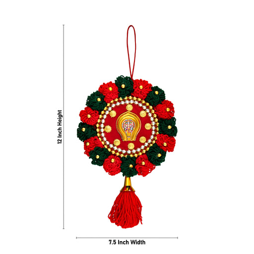 Nettipattam Wall Hanging - 12 x 7.5 Inches | Wall Hanging Decor/ Hand Decorative Hanging/Wall Decoration for Home - Wall Hanging