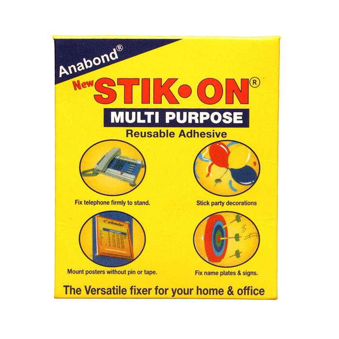 Anabond Stick On - 10 Gms | Stationery Items/ Stick On Multi Purpose Reusable Adhesive