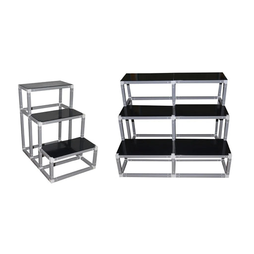 Giri Plastic Golu Padi Extension- 3C To 3R | 3 Compact To 3 Regular Golu Stand/ Multi Purpose Navratri Golu Rack - Kolupadi Extension