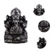 Vinayagar Sitting On Base Murti - 7 x 2 Inches | Soft Stone Ganesha Idol / Ganapathi Statue For Home & Pooja - Stone Murties