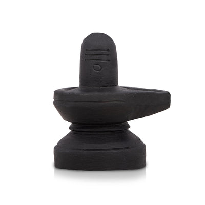 Sivalingam Statue - 2.5 x 2 Inches | Soft Stone Idol/ Shiva Lingam Statue/ Shivling for Pooja