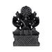 Ganesha Murti- 10 x 7 Inches | Soft Stone Vinayakar Idol /Ganapathi Sculpture For Home Decor - Stone Murties