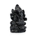Ganapathi Sitting On Base Murti - 5.5 x 3.75 Inches | Soft Stone Idol / Vinayagar Statue For Home & Pooja - Stone Murties