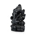 Ganapathi Sitting On Base Murti - 5.5 x 3.75 Inches | Soft Stone Idol / Vinayagar Statue For Home & Pooja - Stone Murties