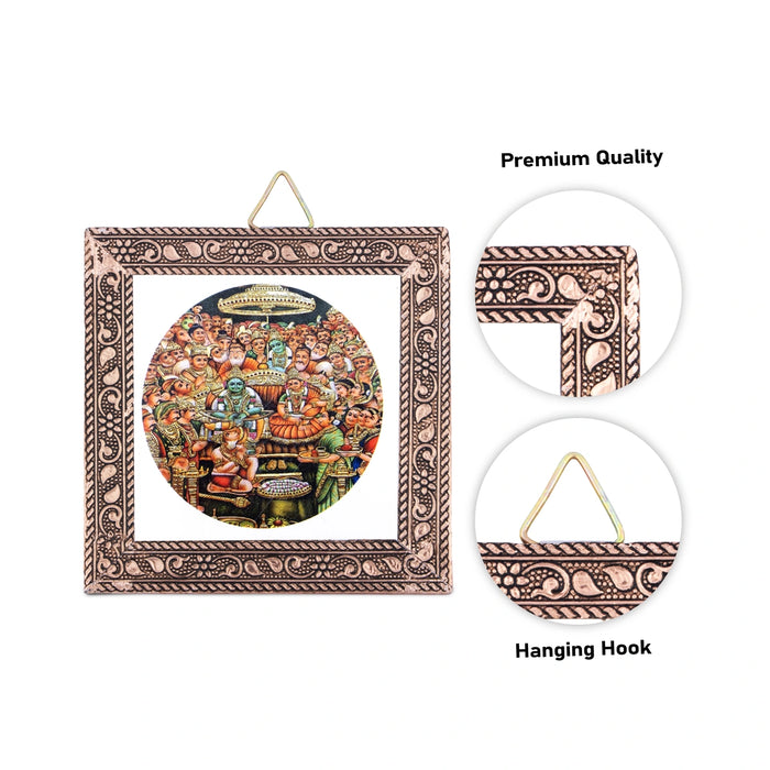 Photo Frame - 4 x 4 Inches | Picture Frame/ Photo Wall Hanging for Home/ Assorted Design - Wall Hanging