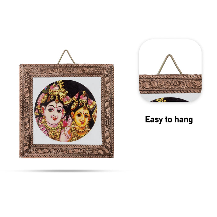 Photo Frame - 4 x 4 Inches | Picture Frame/ Photo Wall Hanging for Home/ Assorted Design - Wall Hanging