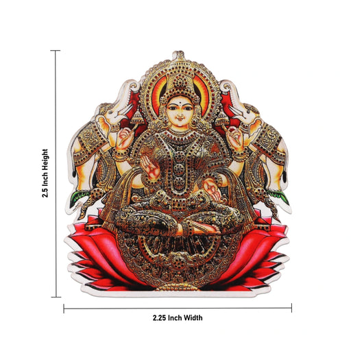 Acrylic Magnet Deity - 2.5 x 2.25 Inches | Magnetic Acrylic Picture/ Fridge Magnet Deity Design for Pooja/ Assorted Design - Fridge Magnet