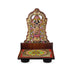 Sri Chakra Design Manai Palagai With Balaji Photo Frame - 4 x 3 Inches | Bajot With Picture Frame for Pooja/ 50 Gms - Pooja Aasan & Bajot & Pooja Mat