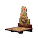 Sri Chakra Design Manai Palagai With Annapoorani Photo Frame - 4 x 3 Inches | Bajot With Picture Frame for Pooja/ 50 Gms - Pooja Aasan & Bajot & Pooja Mat