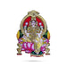 Lakshmi Idol Fridge Magnet - 3.5 x 2.5 Inches | Laxmi Idol Photo Magnet/ Laxmi Murti Picture Magnet for Home - Fridge Magnet