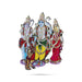 Ram Darbar Murti Fridge Magnet - 3.5 x 2.5 Inches | Ram Darbar Idol Photo Magnet/ Picture Magnet for Home - Fridge Magnet