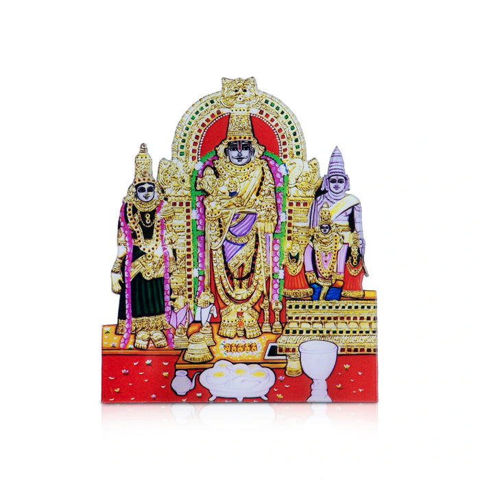 Parthasarathy Perumal Thayar Fridge Magnet - 3.5 x 2.5 Inches | Photo Magnet/ Picture Magnet for Home - Fridge Magnet